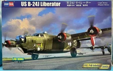 HobbyBoss 81774 1/48 US B-24J Liberator w/ Full Interior Brand New Complete Kit