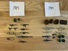 1983 and 1984 G.I. Joe Weapons Battle Gear Accessory Packs Vintage Lot ARAH