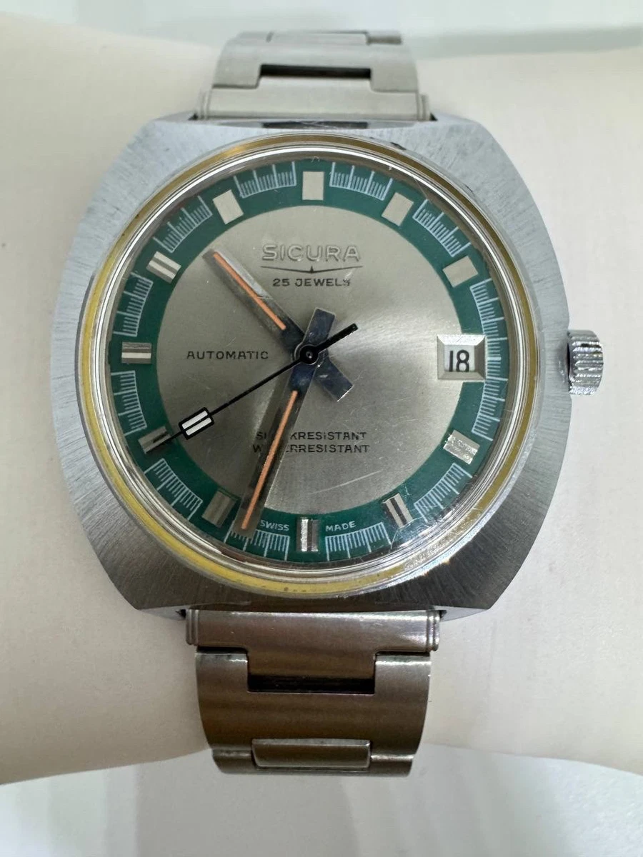 Montre Bracelet Vintage Sicura - État Très Bon - Unisexe Adulte