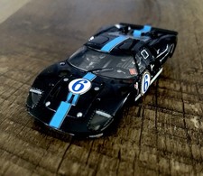 CUSTOM-Tomy AFX Ford gt40 Mk II-Clear Series-LeMans Slot BODY Only-Sweet 