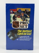 The 1990 Series 1 NHL Card Pro Set Box Factory Sealed