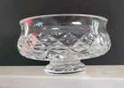 Vintage Waterford cut Crystal LISMORE Footed Centerpiece Bowl 8" Diameter