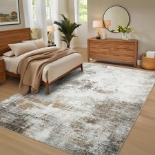 Area Rug Modern Abstract Rug Indoor Carpet Washable Rugs for Living Room