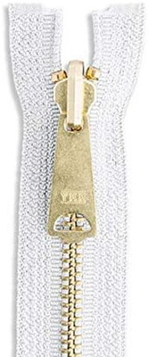 72'' Metal Zipper White Brass Heavy Duty Zipper 72 Inch Large Zipper for Sleeping