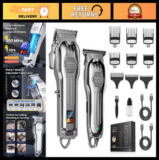 Professional Hair Clippers for Men Cordless Clipper  Trimmer Set