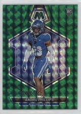 2024 Panini Mosaic Rookies Green Mosaic Prizm Andru Phillips #362 10uo