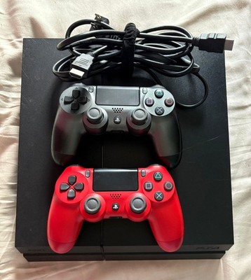 Sony PlayStation 4 PS4 Console Bundle w/ 2 DualShock Controllers & HDMI Cable