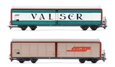 BEMO SPUR "HOE/HOM" VON 2 RHB SCHIEBEWANDWAGEN