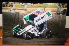Kyle Larson #1K Schlam/JPM Sprintcar 8x12 Photo