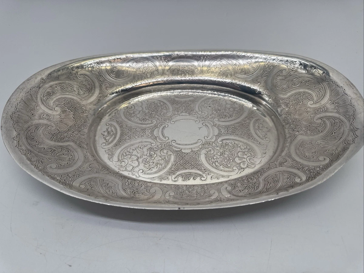 Barker Ellis 1900-1940 Antique US Silver-Plated Platters & Trays