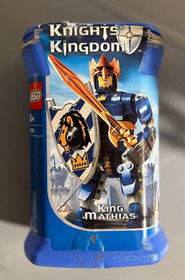 LEGO Knights Kingdom 8790 King Mathias Original Box Toy, Missing: Lid & Instructions