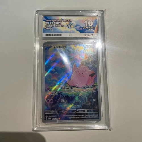 Clefairy 094/088 Illustration Rare Graded ACE 10