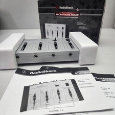 RadioShack 4-Channel Stereo Sound Mixer / Microphone Mixer 32-2056