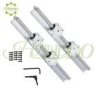 2Pcs SBR16-400mm & 4PCS SBR16UU Carriage Bearing Blocks Linear Bearings 16mm Dia