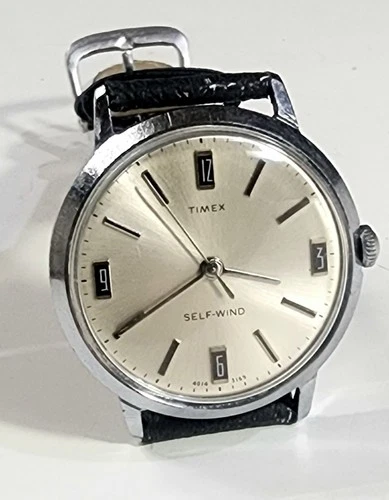 Vintage  Mens 1969 Viscount Timex original Automatic  watch Marlin serviced M31