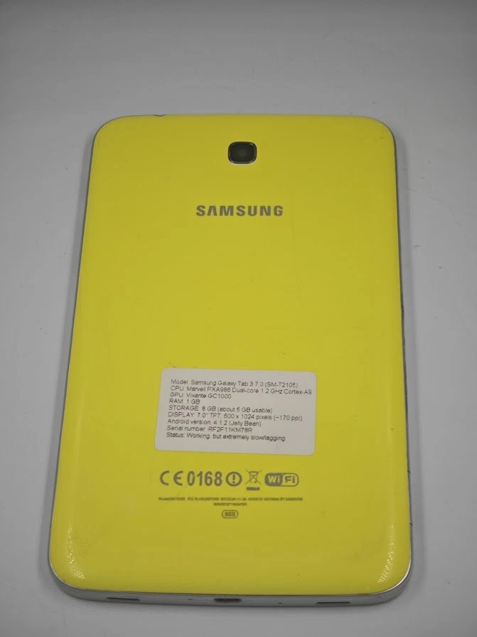 Samsung Galaxy Tab 3 7.0 SM-T2105 RAM 1GB Aufbewahrung 8GB Gebraucht Aktiv - Bild 4 von 4