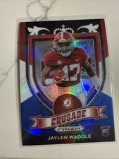 2021 Panini Prizm Draft Picks - Crusade Jaylen Waddle #169 Red White & Blue...