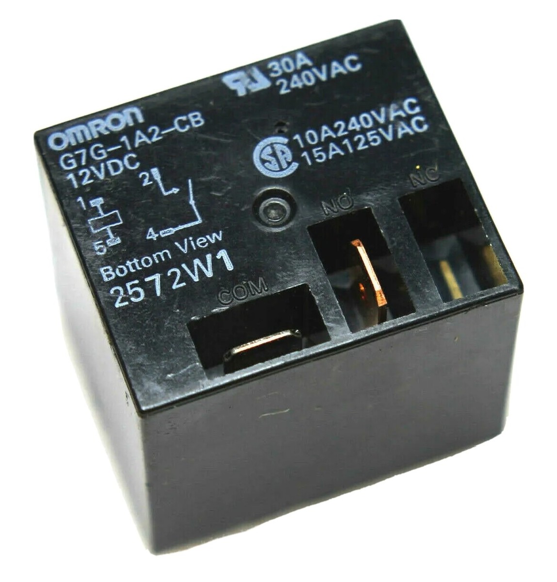 G7Z-4A-11Z DC12 | Relé Sin Enclavamiento Omron G7Z De 4 Polos, 4PST-NA, Bobina 12V Dc, 40A - Foto 5