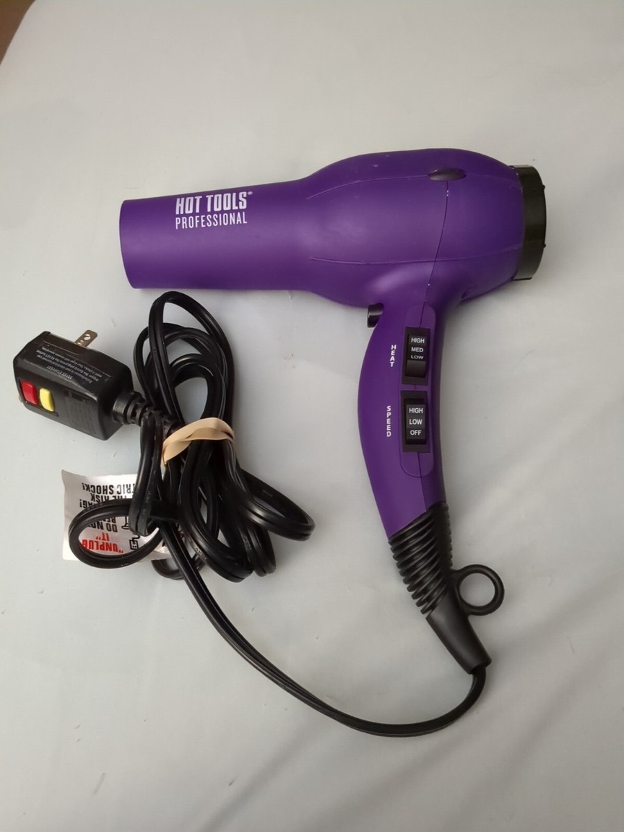 Hot Tools Pro Signature Purple Ceramic Blow Dryer Free Shipping