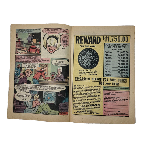 CHILLING ADVENTURES IN SORCERY AS TOLD BY SABRINA 1 ARCHIE SERIES SEPT 1972 VTG - Picture 8 of 10