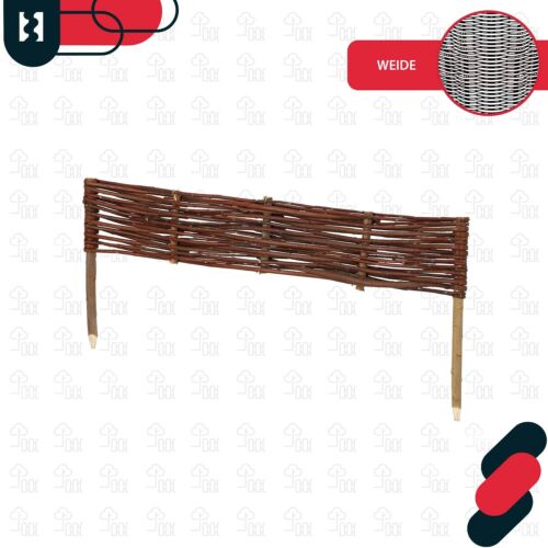 KOTARBAU® Beetbegrenzung Weidenzaun Beeteinfassung Beet Beetumrandung Rasenkante - Bild 6 von 33