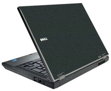 LEATHER Vinyl Lid Skin Cover Decal fits Dell Latitude E5410 Laptop