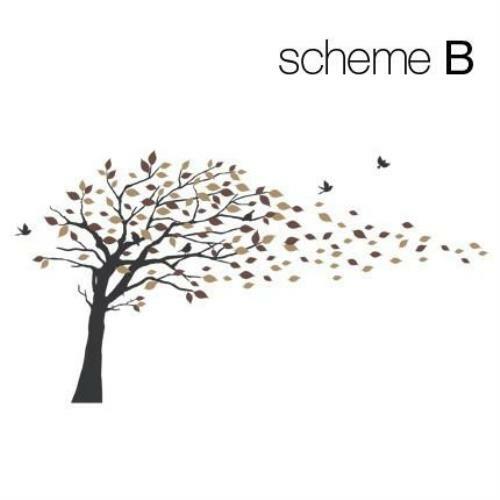 Blowing Leaves Tree Decal - Bild 4 von 11