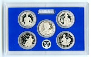 2025 S US MINT PROOF AMERICAN WOMEN 5 COIN QUARTER SET - NO BOX OR COA