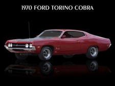 1970 Ford Torino Cobra New Metal Sign 12x16 Free Shipping