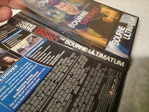 Bourne Identity Trilogy Supremacy Ultimatum DVD set - Picture 4 of 4