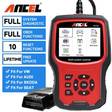 Ancel For Vag Vw Audi Diagnostic Tool Obd2 Scanner Bms Epb Dpf Oil Reset