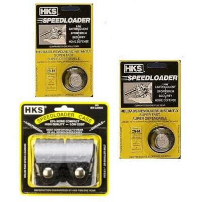 HKS 29M 6-shot Speedloader 44 Magnum Fits S&W 629, Taurus Raging Bull 2-Pack