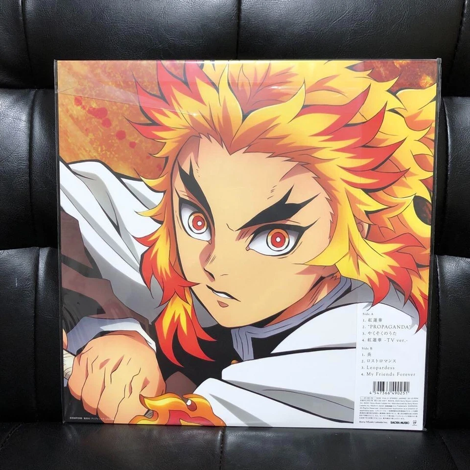Demon Slayer Kimetsu no Yaiba OP LiSA Gurenge Homura Vinyl Record from Japan - Image 2 of 2