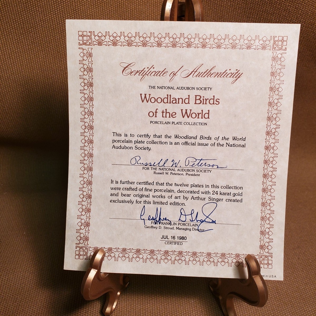 Woodland Birds of the World-MINT COND. 10.5