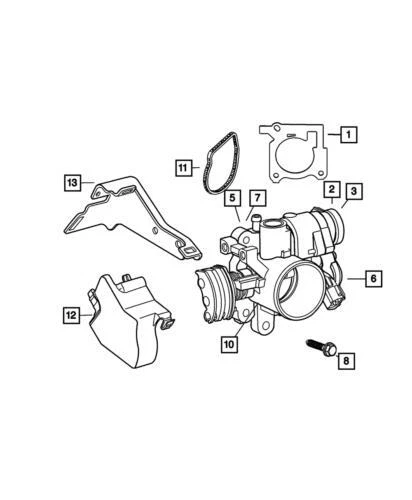 Solenóide de controle de ar ocioso linear Dodge Neon genuíno Mopar 2003-2005 4861655AB - Imagem 3 de 3