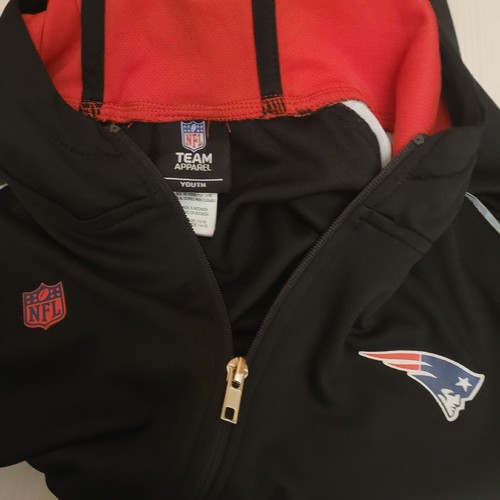 NFL Team Apparel New England Patriots Zipper Hoodie (Youth Size) L (14-16) - Picture 2 of 5
