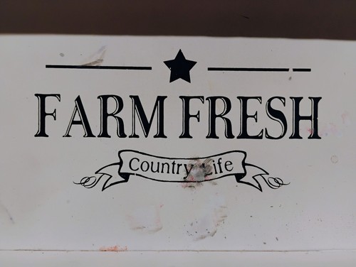 Farm Fresh Tray Farmhouse Decor 17x8 - Picture 6 of 6