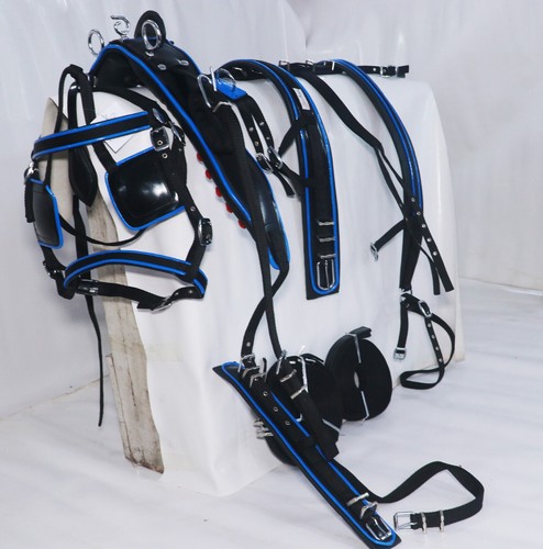 Cob Size Nylon Driving Harness Set For Single Horse Metal Keepers Top Quality - Picture 14 of 53