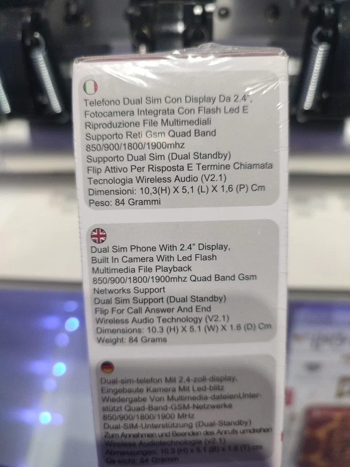 ⭐CELLULARE MAJESTIC LUCKY 95 FLIP TASTI GRANDI DISPLAY A COLORI FOTOCAMERA🇮🇹 - Immagine 2 di 3