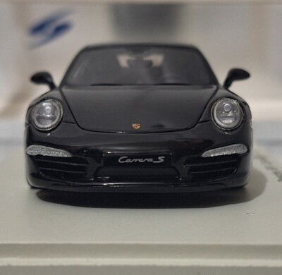 Porsche 911 (991) Carrera S 2012 Black 1:43 Spark S3392 Resin