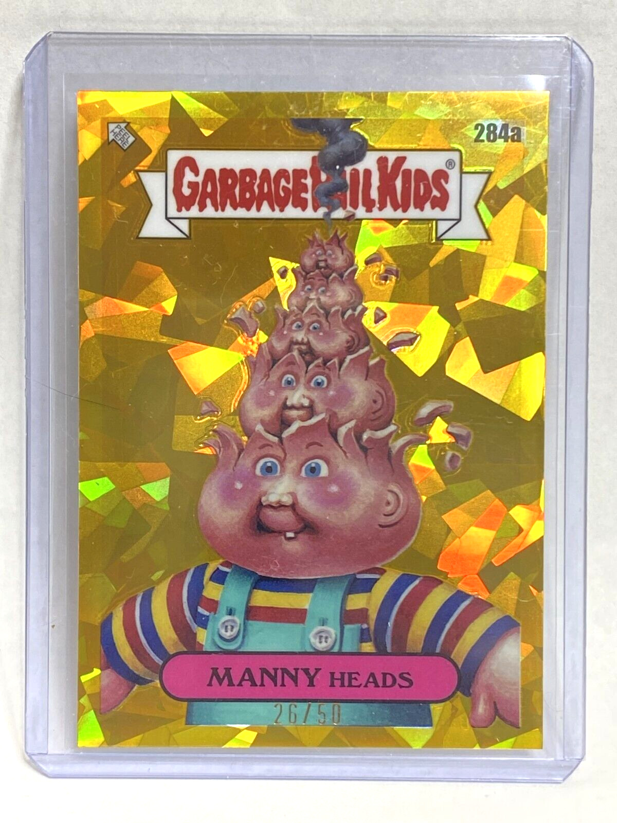 2024 Topps GPK Sapphire Garbage Pail Kids MANNY HEADS 26/50 Gold 284a