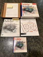 Adobe Acrobat 4.0 CD with Serial Number for PC. W/ Box And Manuals.