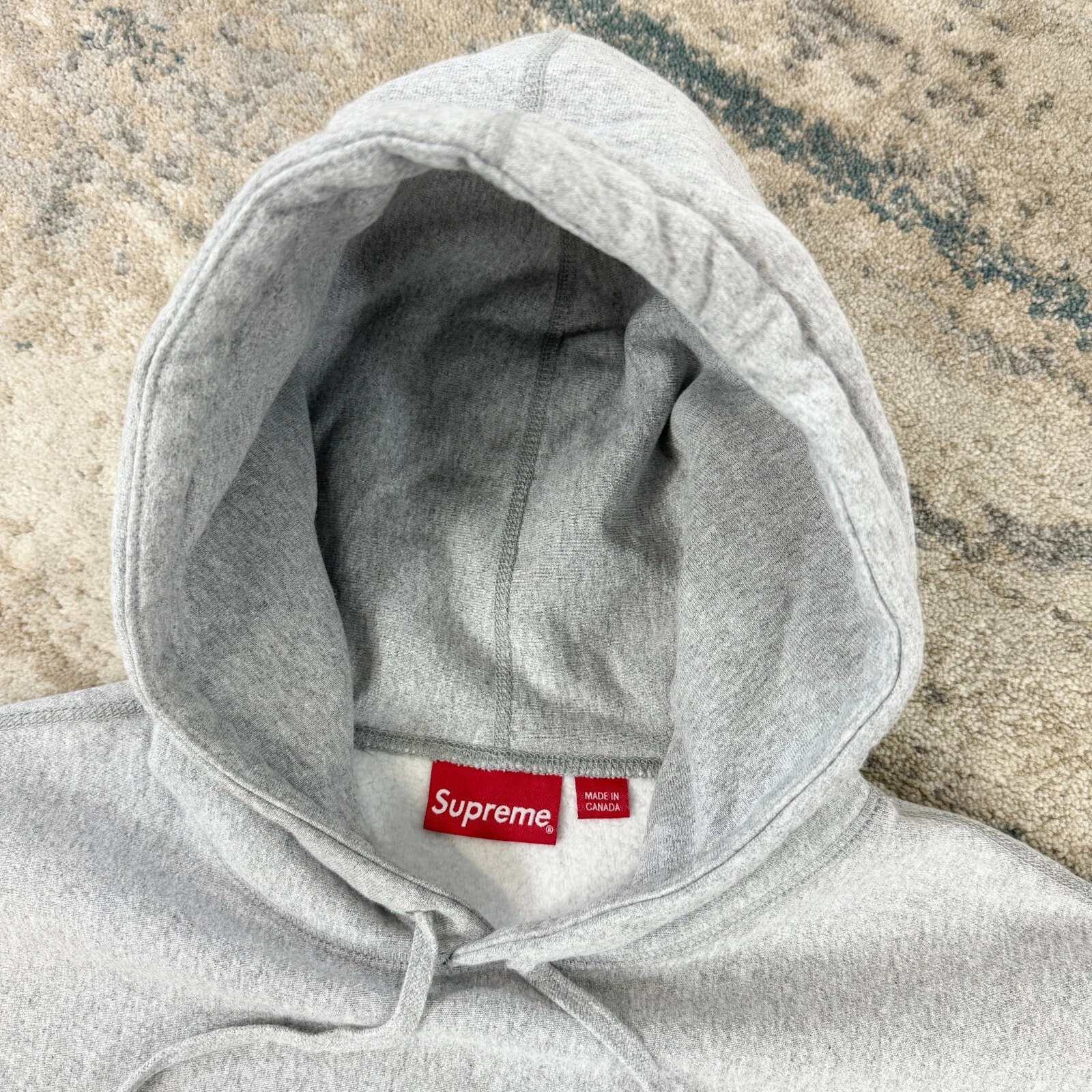 Felpa con cappuccio Supreme Bandana Box logo grigio prezzo consigliato £ 500 *esaurita in tutto il mondo?*