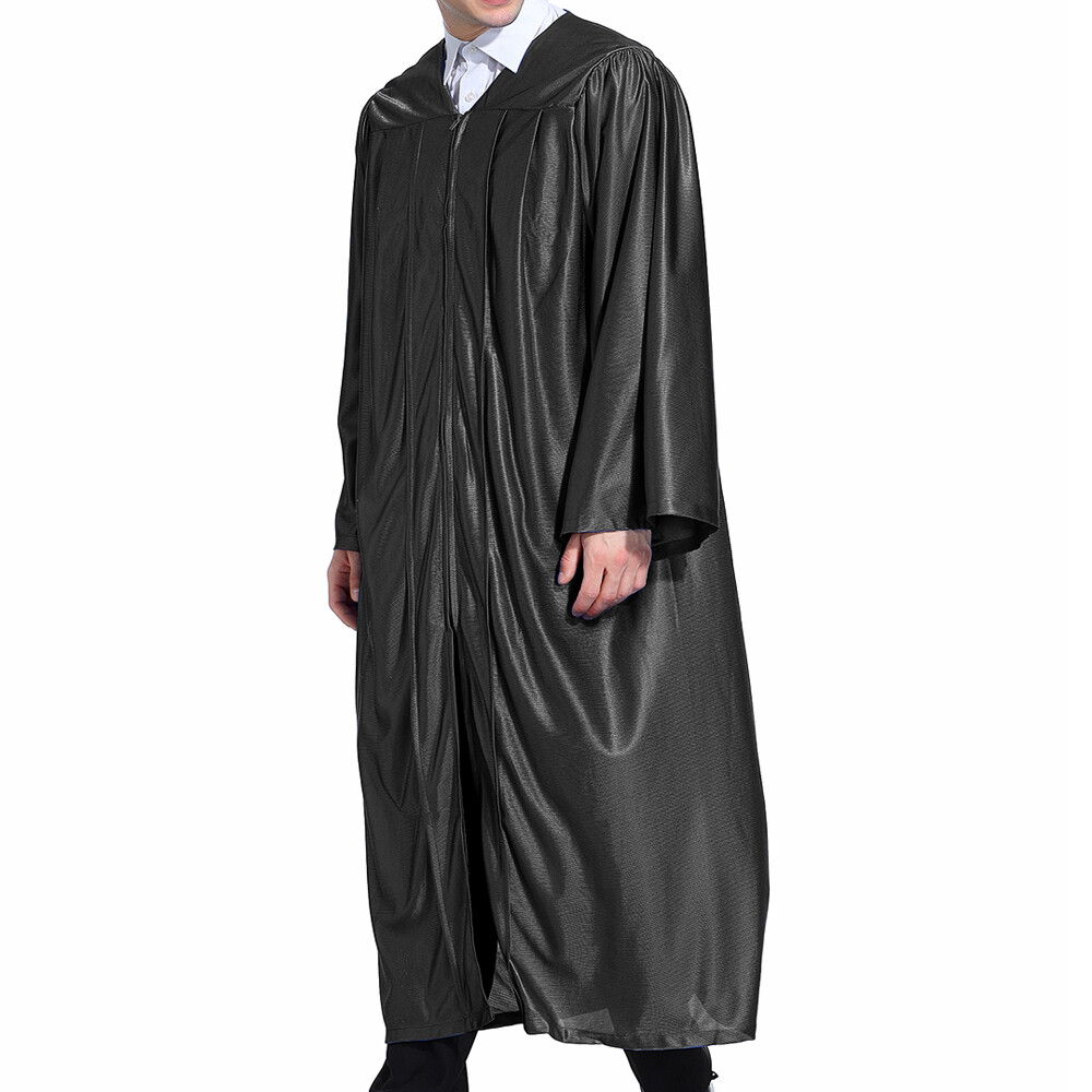 Unisex Premium Mate Graduación Vestido Coro Batas Solo Púlpito Bata y Pastor