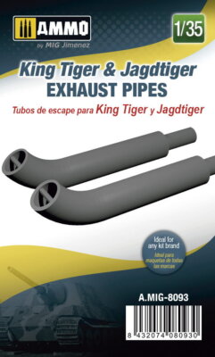 AMMO by Mig Jimenez 1/35 King Tiger & Jadtiger Exhaust Pipes