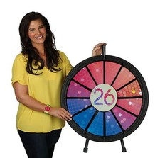 12 to 24 Slot Floor Stand Prize Wheel Game 31 in. Diameter 