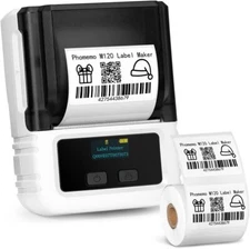 Label Maker Phomemo M120 Barcode Label Printer Portable Thermal Label Maker US