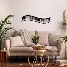 Piano Wall Metal Wall Art, Metal Wall Decor, Home Decor Wall Art, Music Gifts
