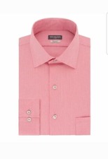 NWT Van Heusen Flex Collar Mens Dress Shirt Regular Fit Long Sleeve 18 34/35 2XL
