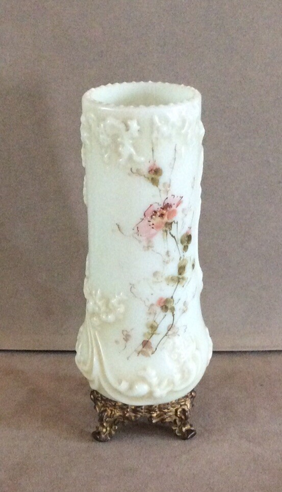 Wavecrest Bronzed Mounted Vase C. F. Monroe Co. eBay